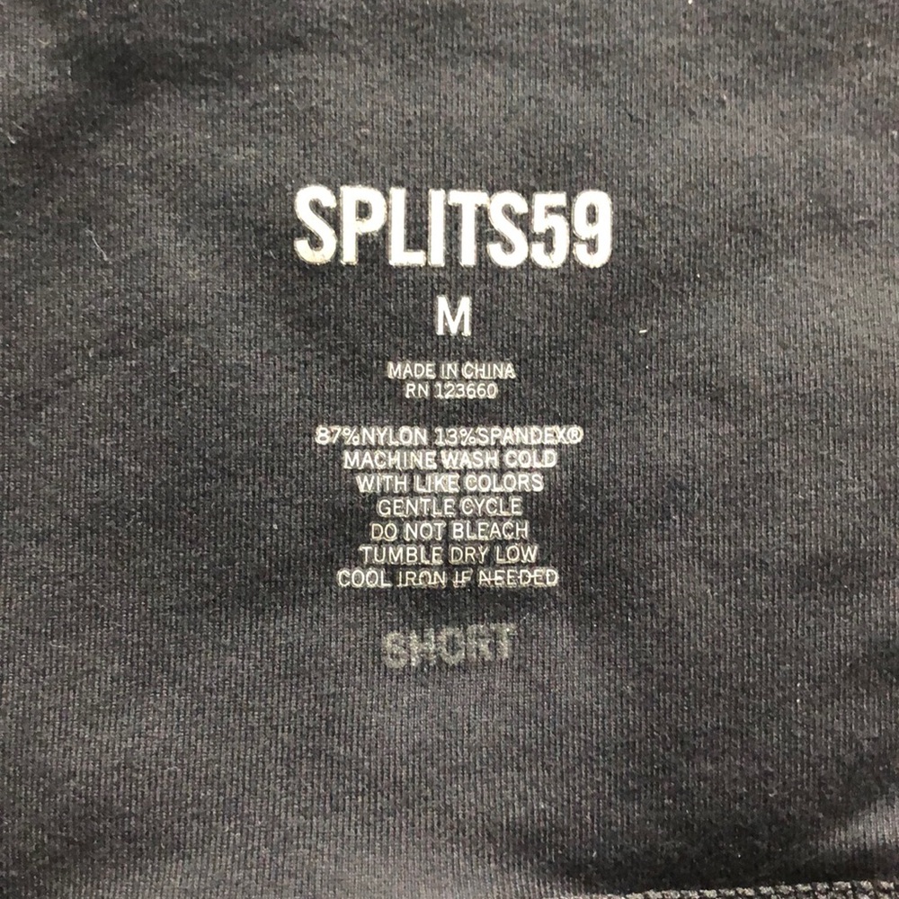 Split59 Short Black Raquel Flare Yoga Pants